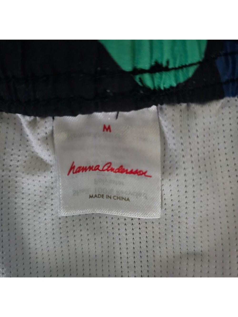 Hanna Andersson Boys' Tropical Rainforest On Black Swim Trunks Size Medium - Picture 5 of 11